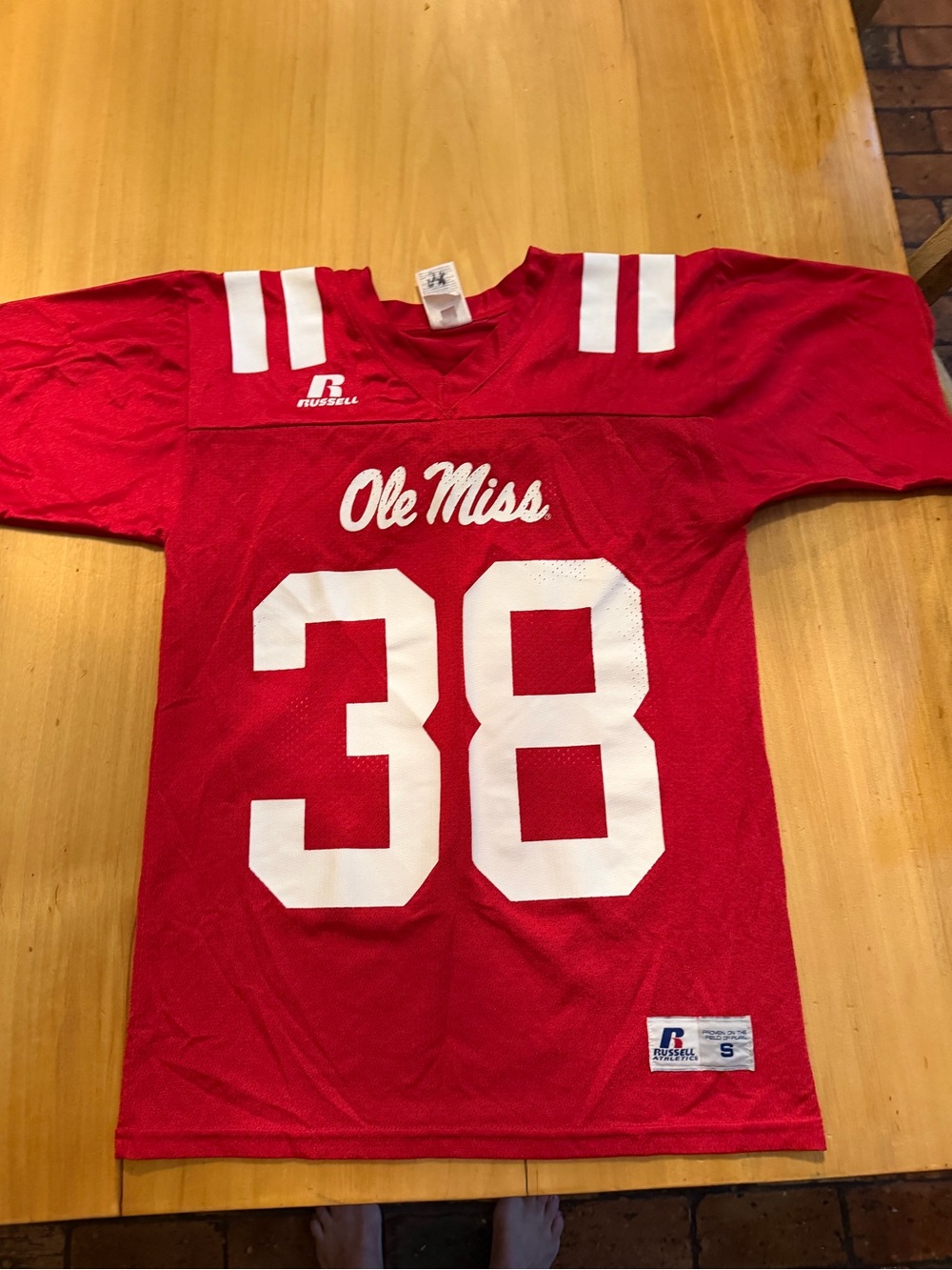 Vtg Y2K Ole Miss Rebels #38 Jersey Chucky Mullins Era Hotty Toddy Y’all SEC